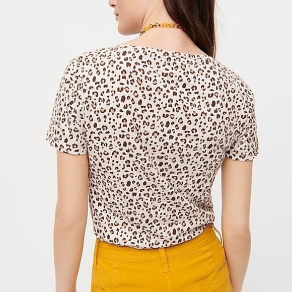 *NEW* J. Crew Leopard Print T-Shirt - Picture 2 of 4